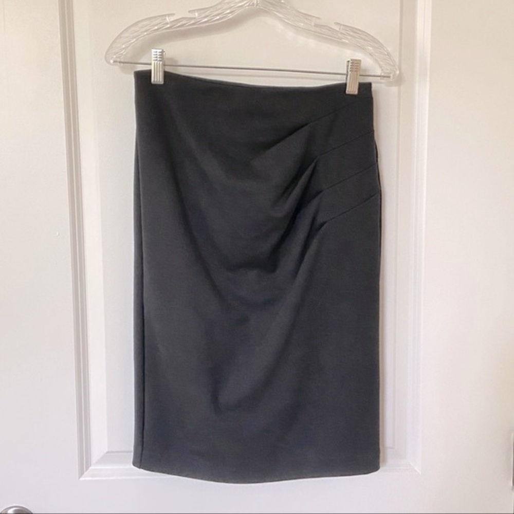 Ny&co high waisted black pencil skirt with pleats Size 0